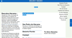 Desktop Screenshot of descubreatacama.com