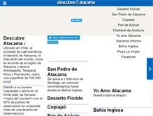 Tablet Screenshot of descubreatacama.com
